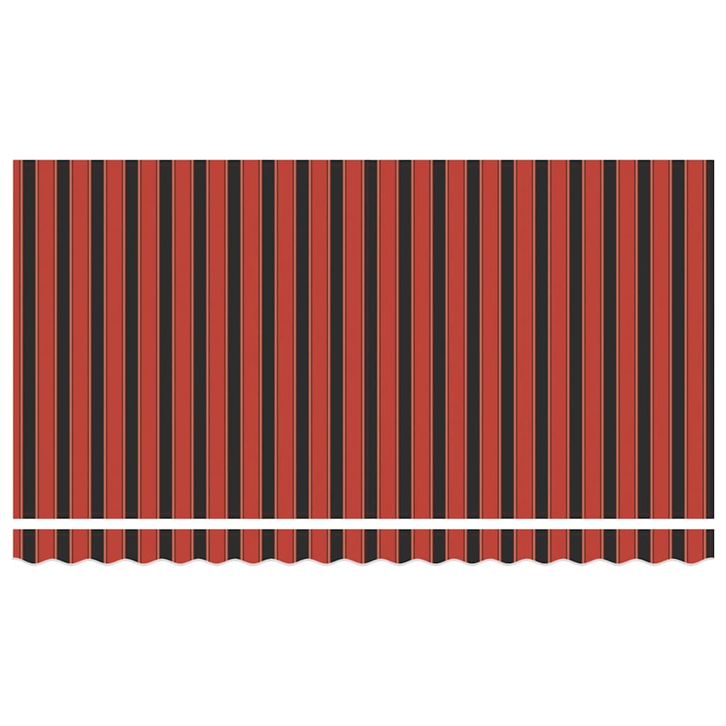 vidaXL Retractable Awning Orange 350 x 200 cm Fabric