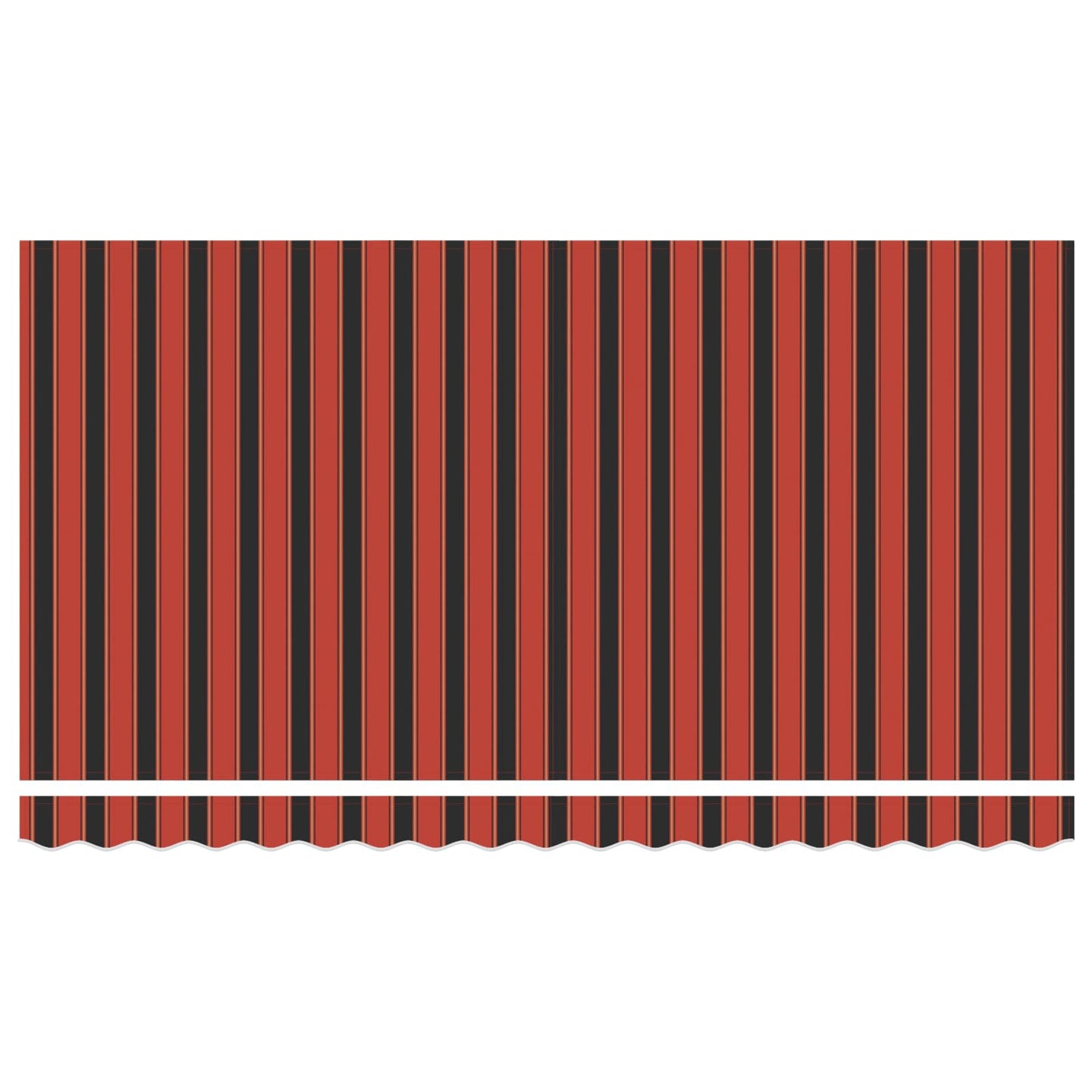 vidaXL Retractable Awning Orange 350 x 200 cm Fabric