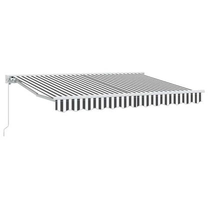 vidaXL Awning Frame Anthracite and White 350 x 200 cm