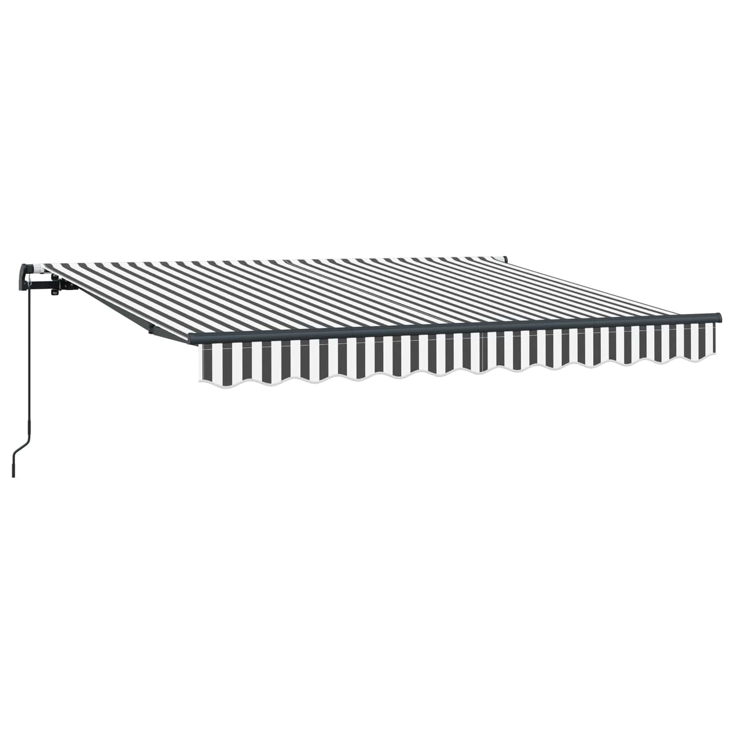 vidaXL Retractable Awning Anthracite 350 x 200 cm Fabric