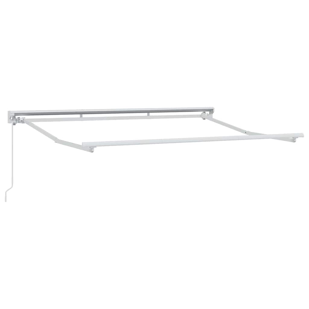 vidaXL Awning Frame Beige 350 x 200 cm Polyester with PU coating