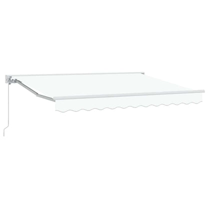 vidaXL Awning Frame White 350 x 200 cm Polyester with PU coating