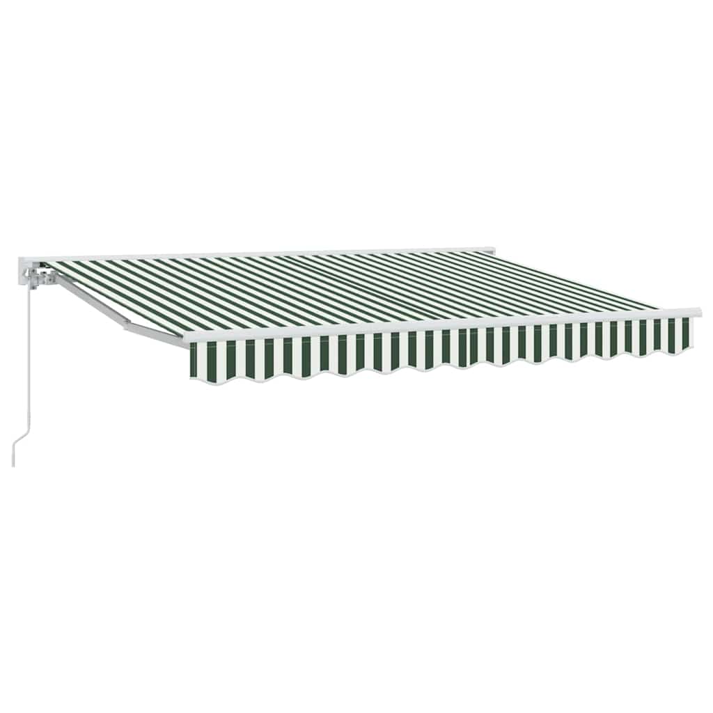 vidaXL Awning Frame Green and White 350 x 200 cm