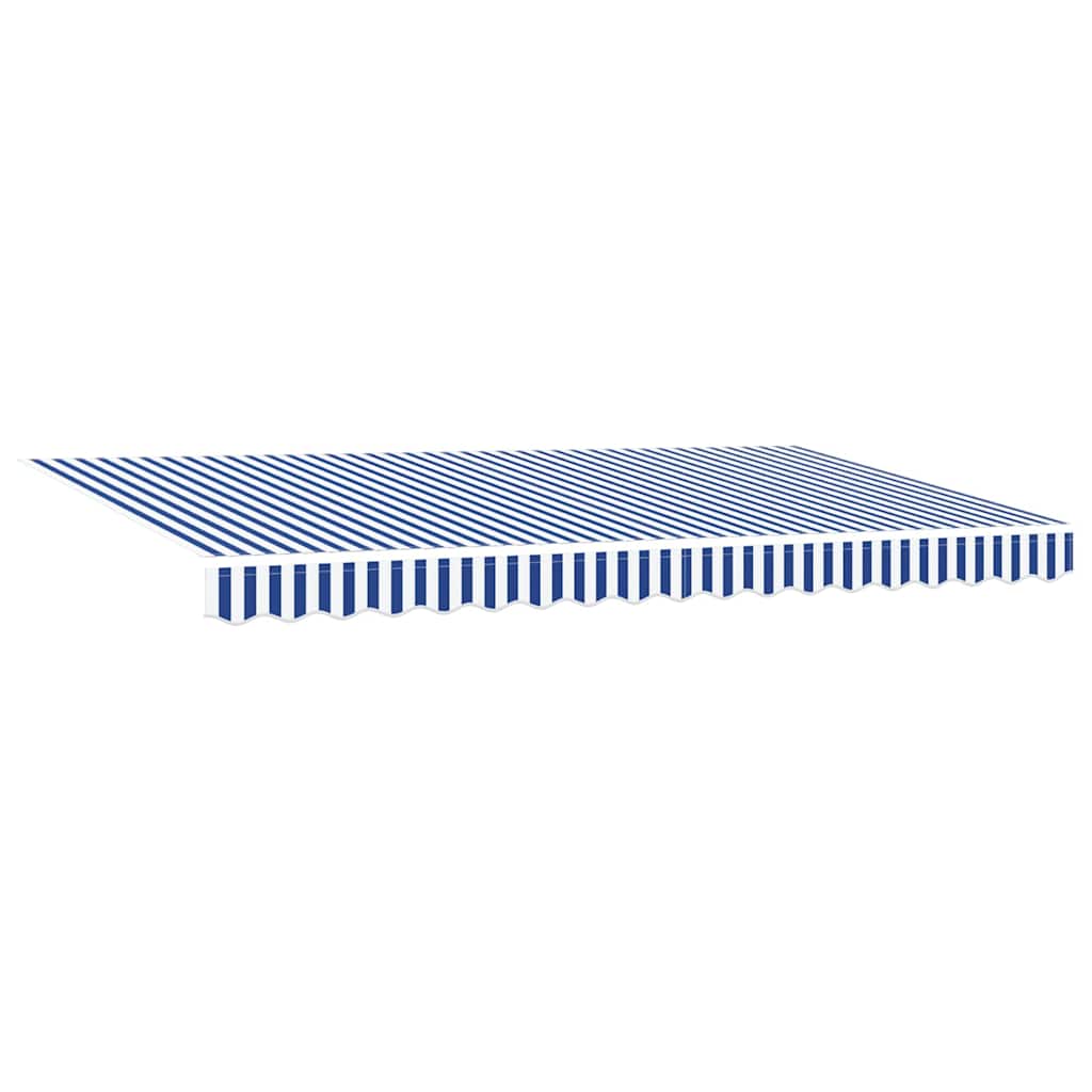vidaXL Awning Frame Blue and White 400 x 200 cm