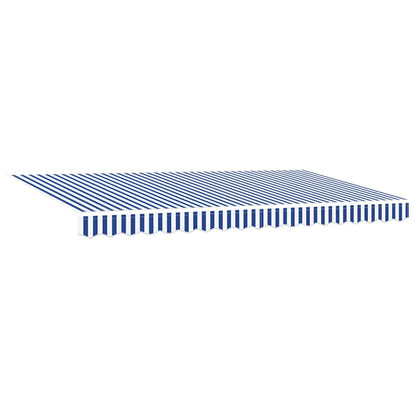 vidaXL Awning Frame Blue and White 400 x 200 cm