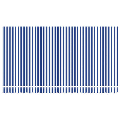 vidaXL Retractable Awning Manual Blue 400 x 200 cm Fabric