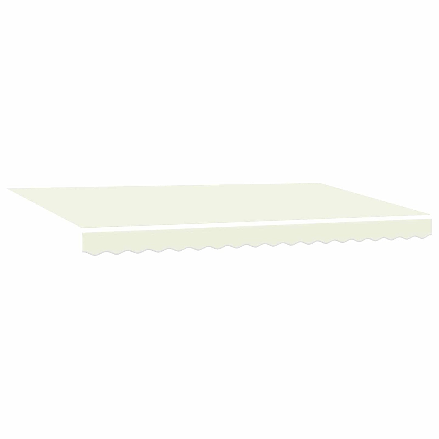 vidaXL Retractable Awning Cream 400 x 200 cm Fabric