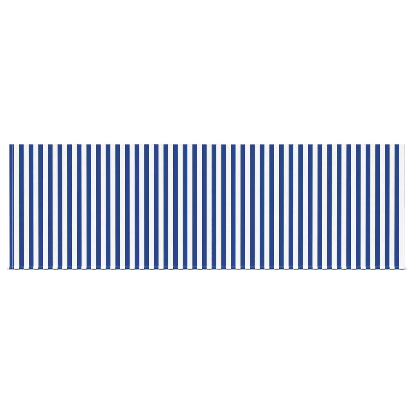 vidaXL Retractable Awning Manual Blue and White 400 x 200 cm