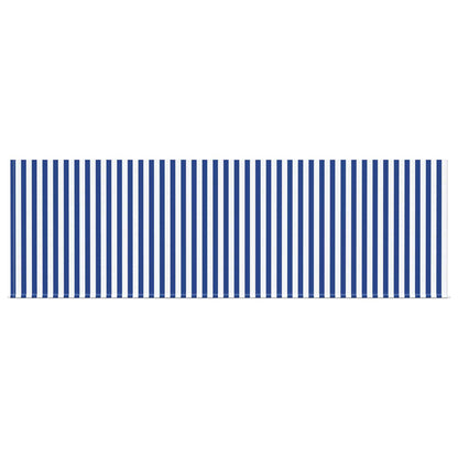 vidaXL Retractable Awning Manual Blue and White 400 x 200 cm