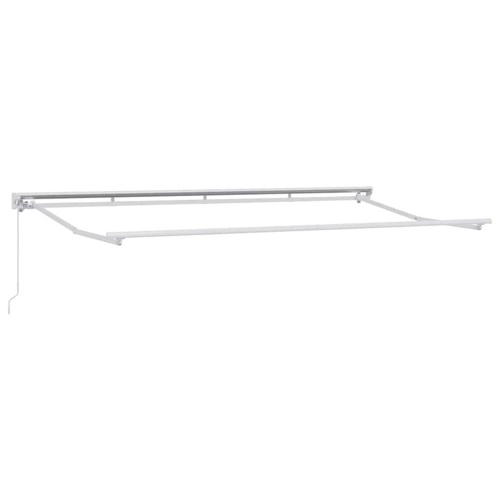 vidaXL Retractable Awning Cream 400 x 200 cm Polyester and Aluminium