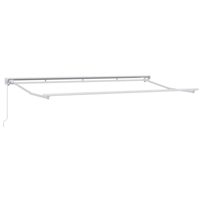 vidaXL Retractable Awning Cream 400 x 200 cm Polyester and Aluminium