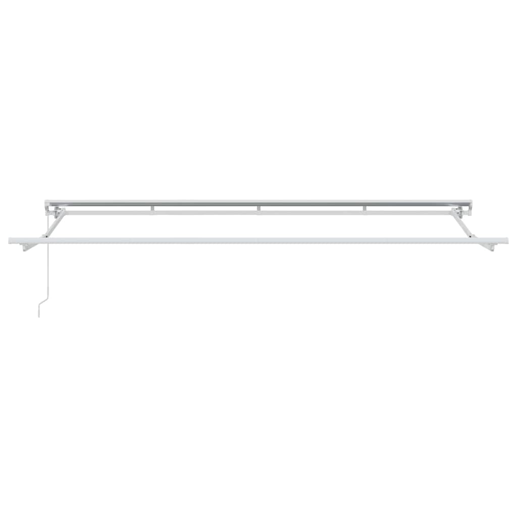 vidaXL Retractable Awning Cream 400 x 200 cm Polyester and Aluminium