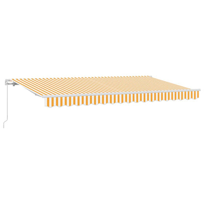 vidaXL Retractable Awning Yellow 400 x 200 cm Fabric