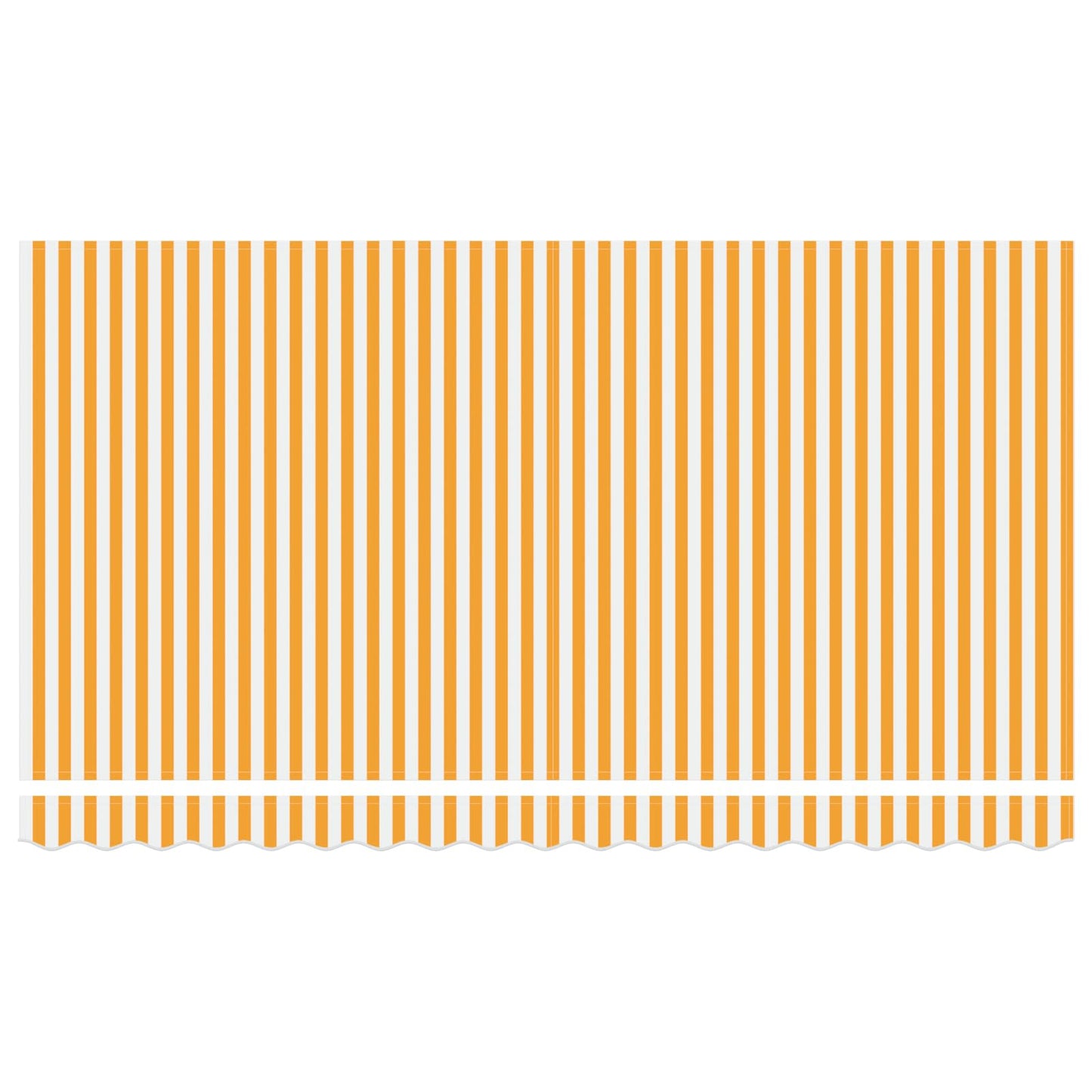 vidaXL Retractable Awning Yellow 400 x 200 cm Fabric