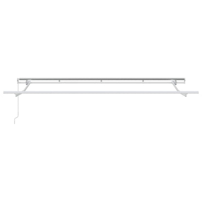 vidaXL Retractable Awning Retractable Manual Anthracite 400 x 200 cm