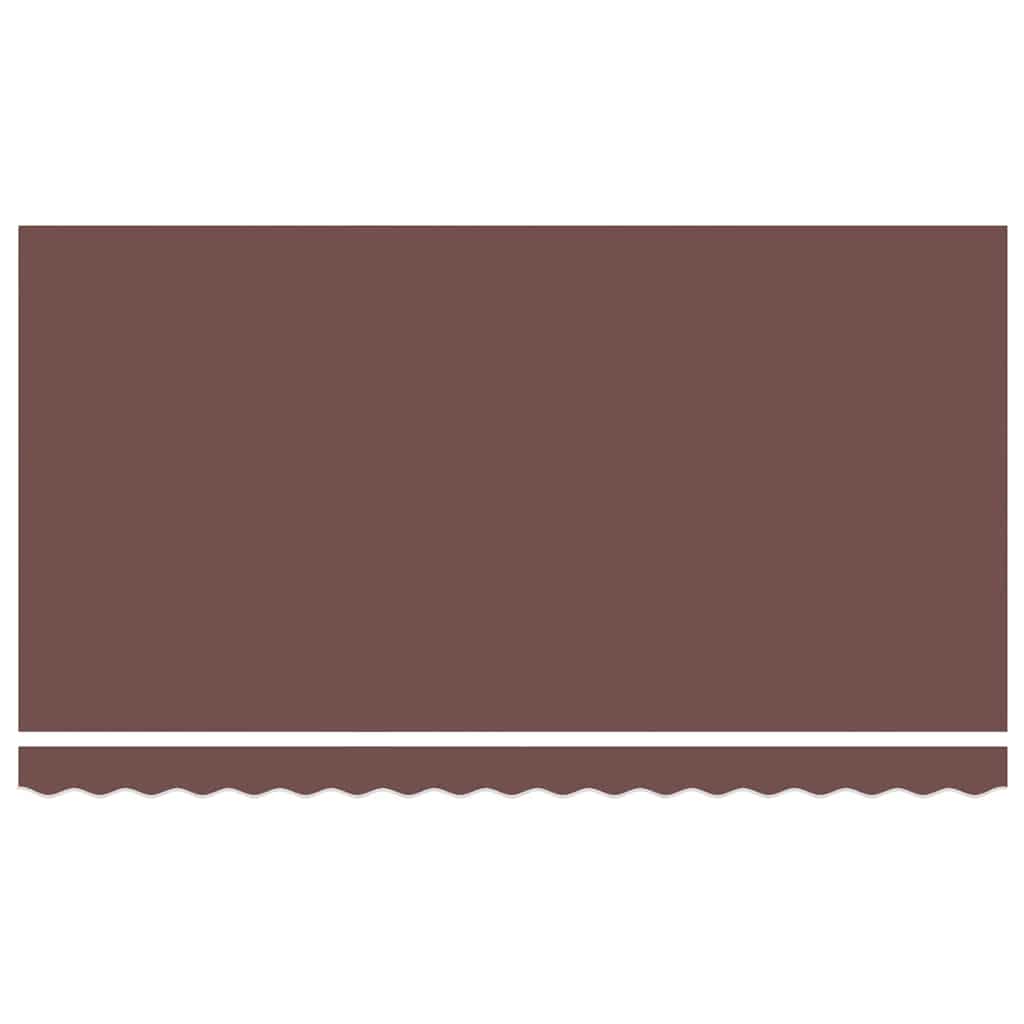 vidaXL Retractable Awning Brown 400 x 200 cm Fabric