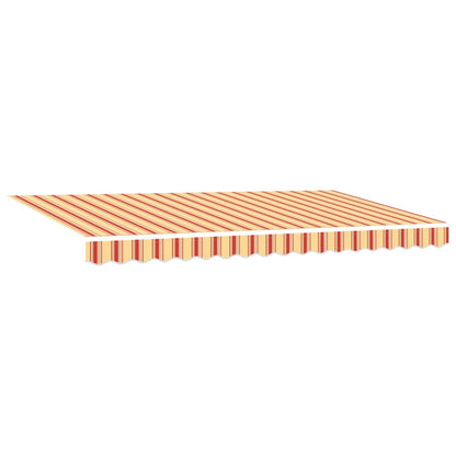 vidaXL Retractable Awning Yellow 400 x 200 cm Fabric