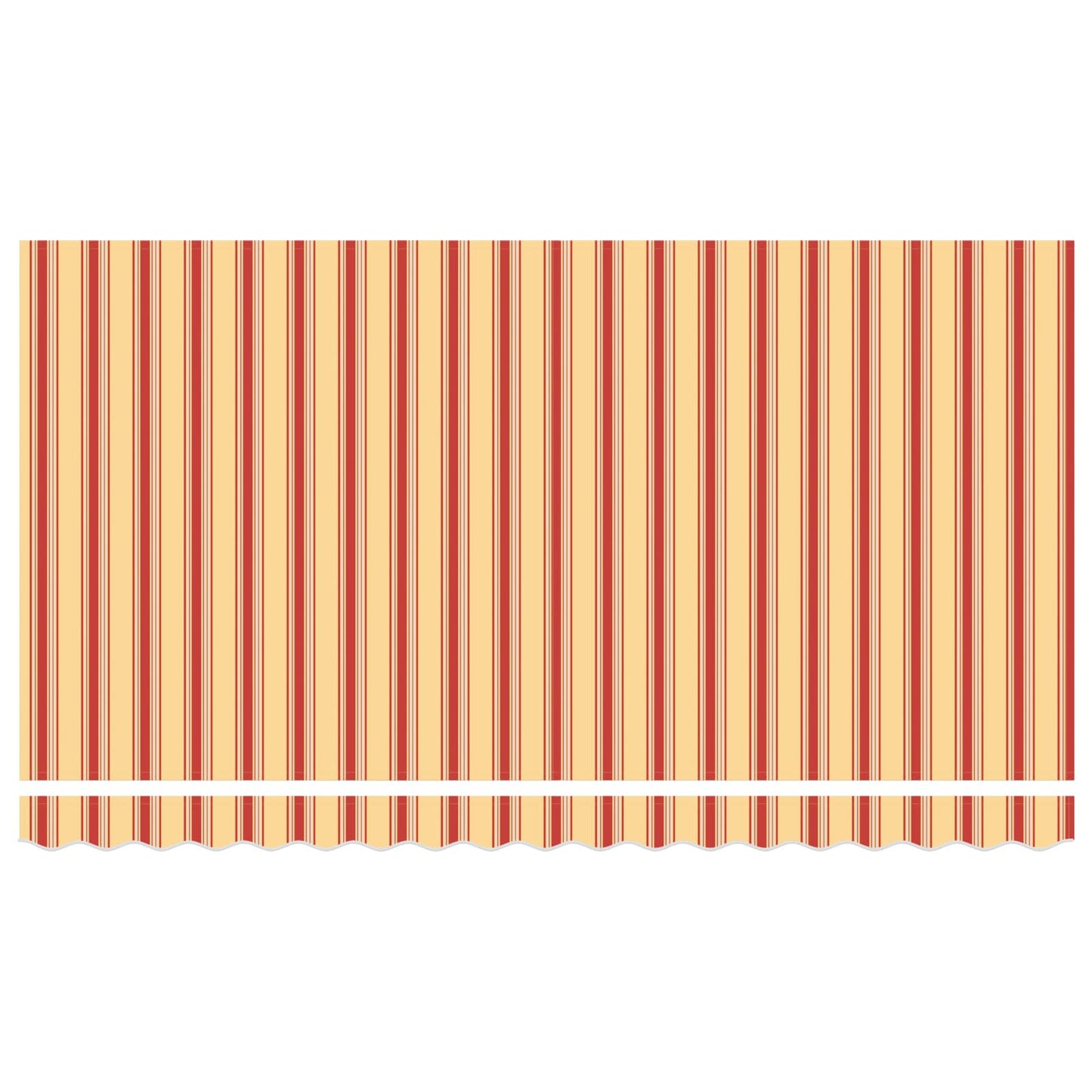 vidaXL Retractable Awning Yellow 400 x 200 cm Fabric