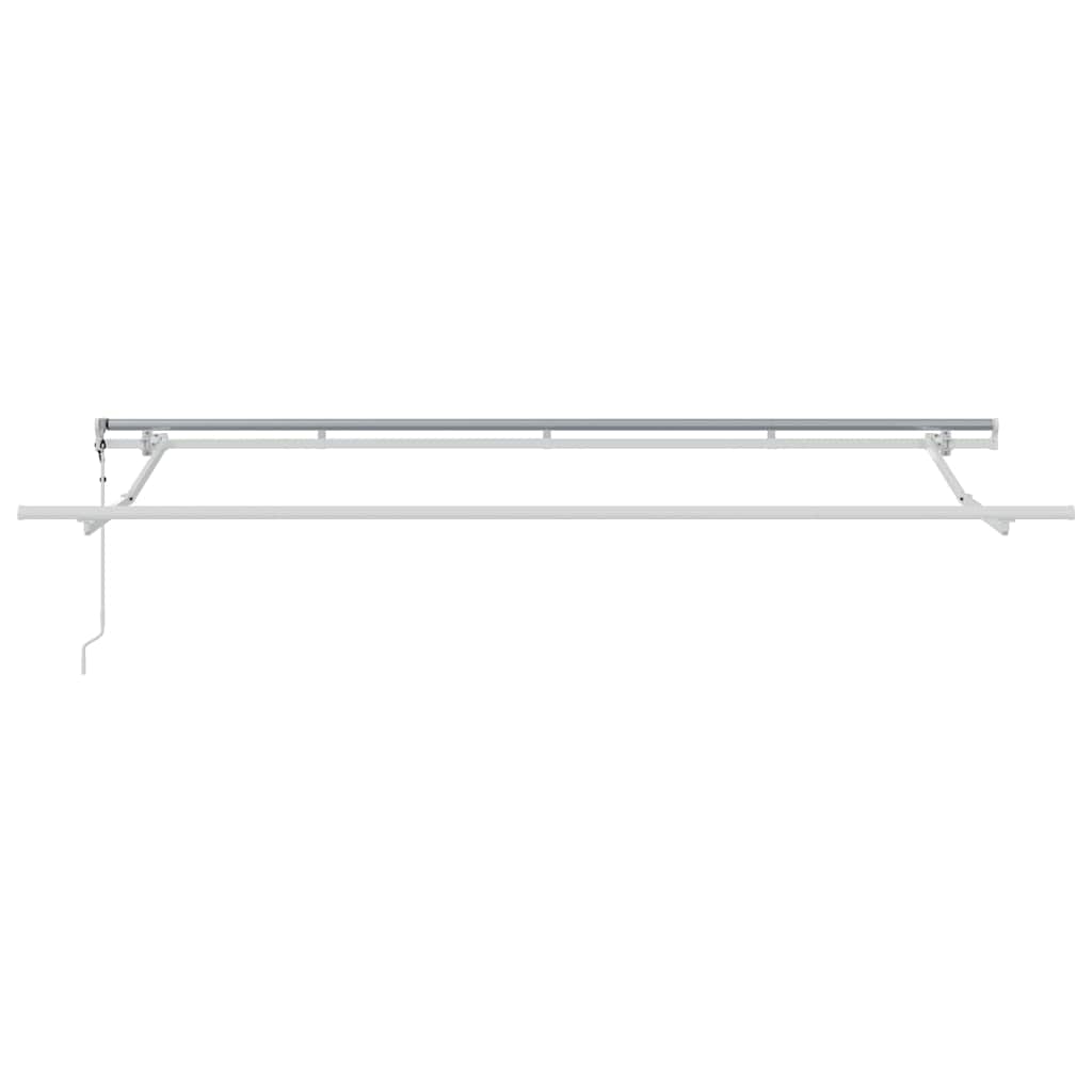 vidaXL Retractable Awning White 400 x 200 cm Fabric