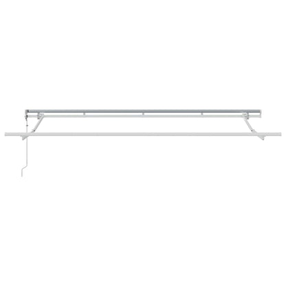 vidaXL Retractable Awning White 400 x 200 cm Fabric