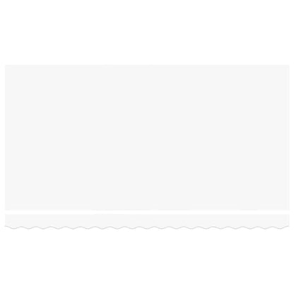 vidaXL Retractable Awning White 400 x 200 cm Fabric