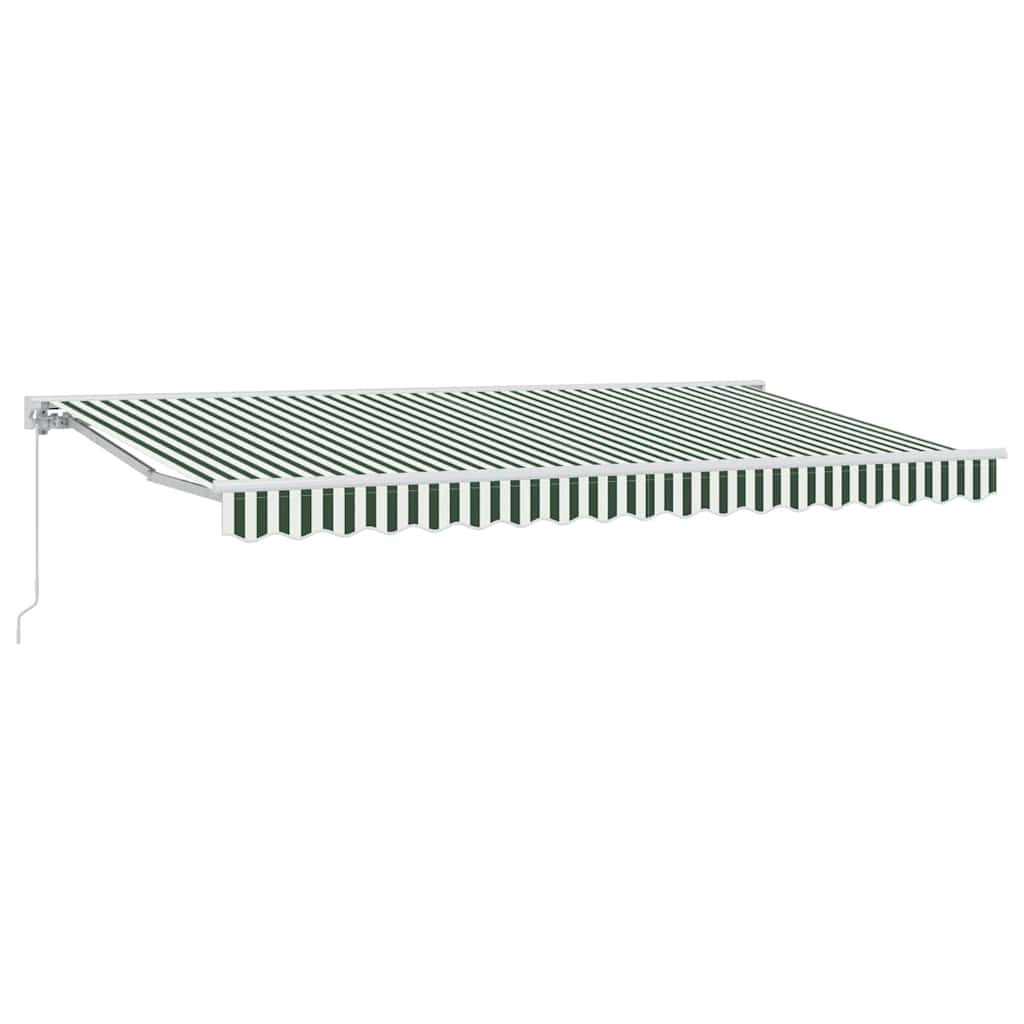 vidaXL Awning Frame Green and White 400 x 200 cm