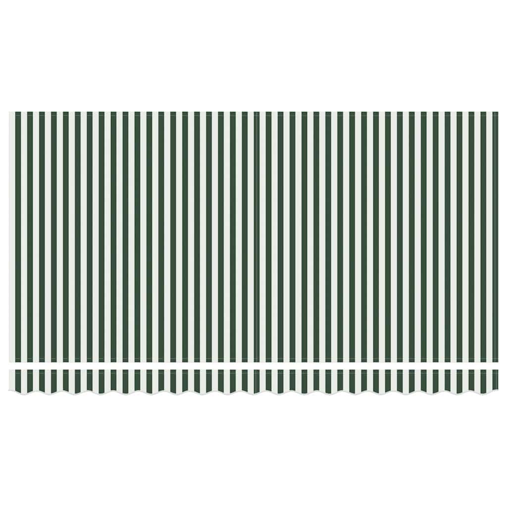 vidaXL Awning Frame Green and White 400 x 200 cm