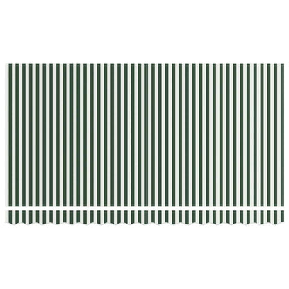 vidaXL Awning Frame Green and White 400 x 200 cm