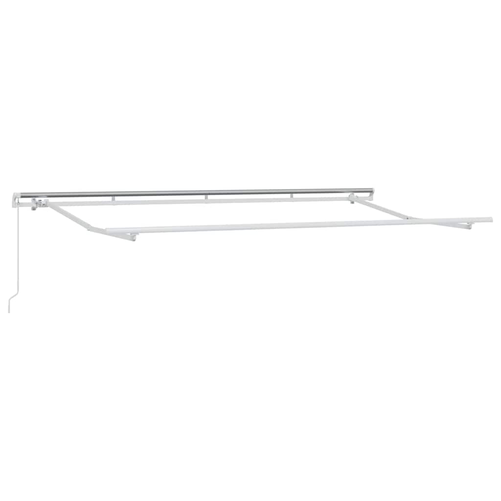 vidaXL Retractable Awning Green 400 x 200 cm Fabric