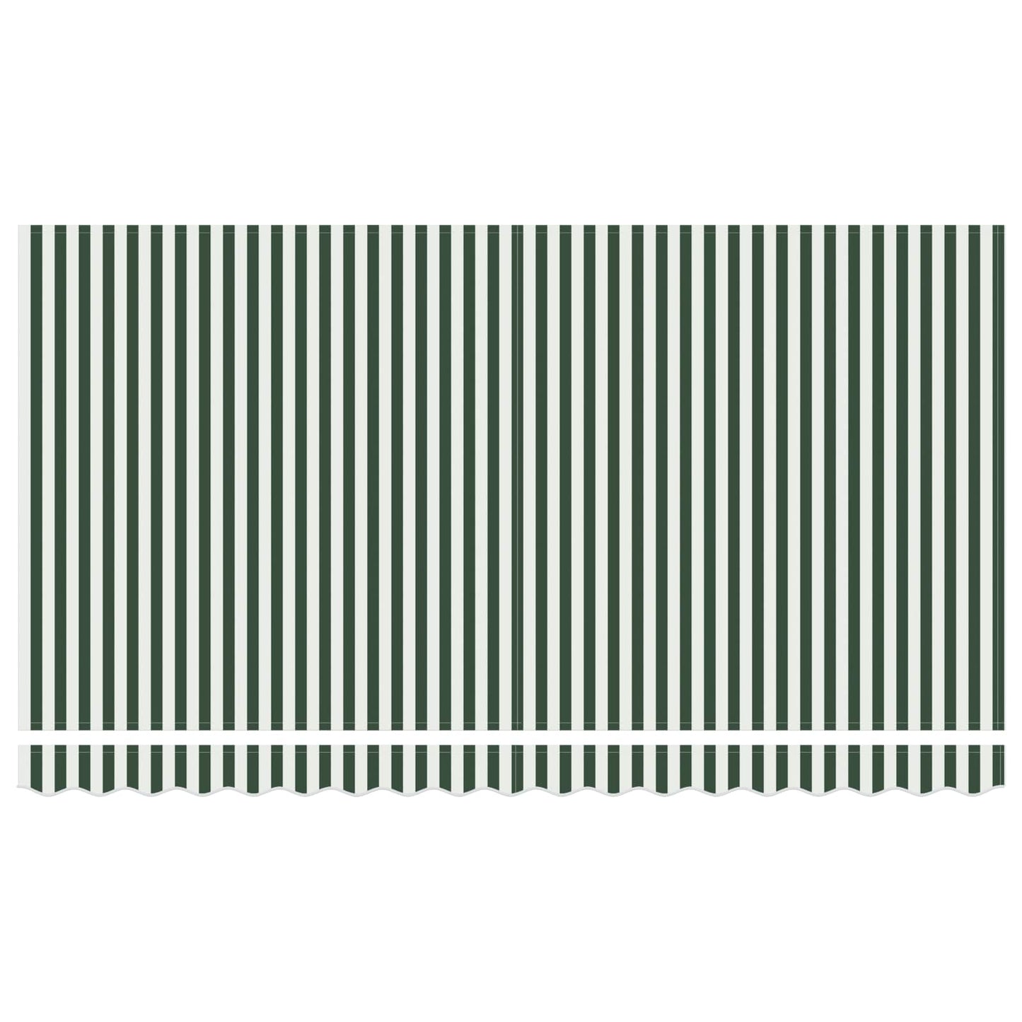vidaXL Retractable Awning Green 400 x 200 cm Fabric