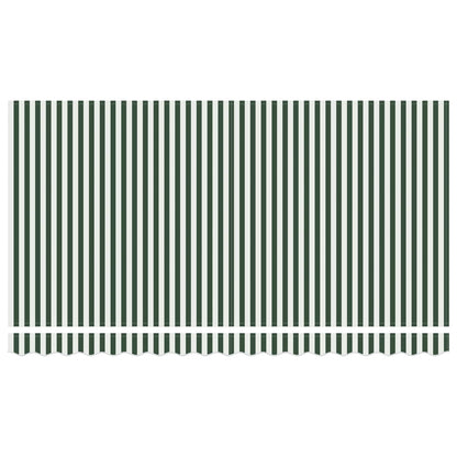 vidaXL Retractable Awning Green 400 x 200 cm Fabric