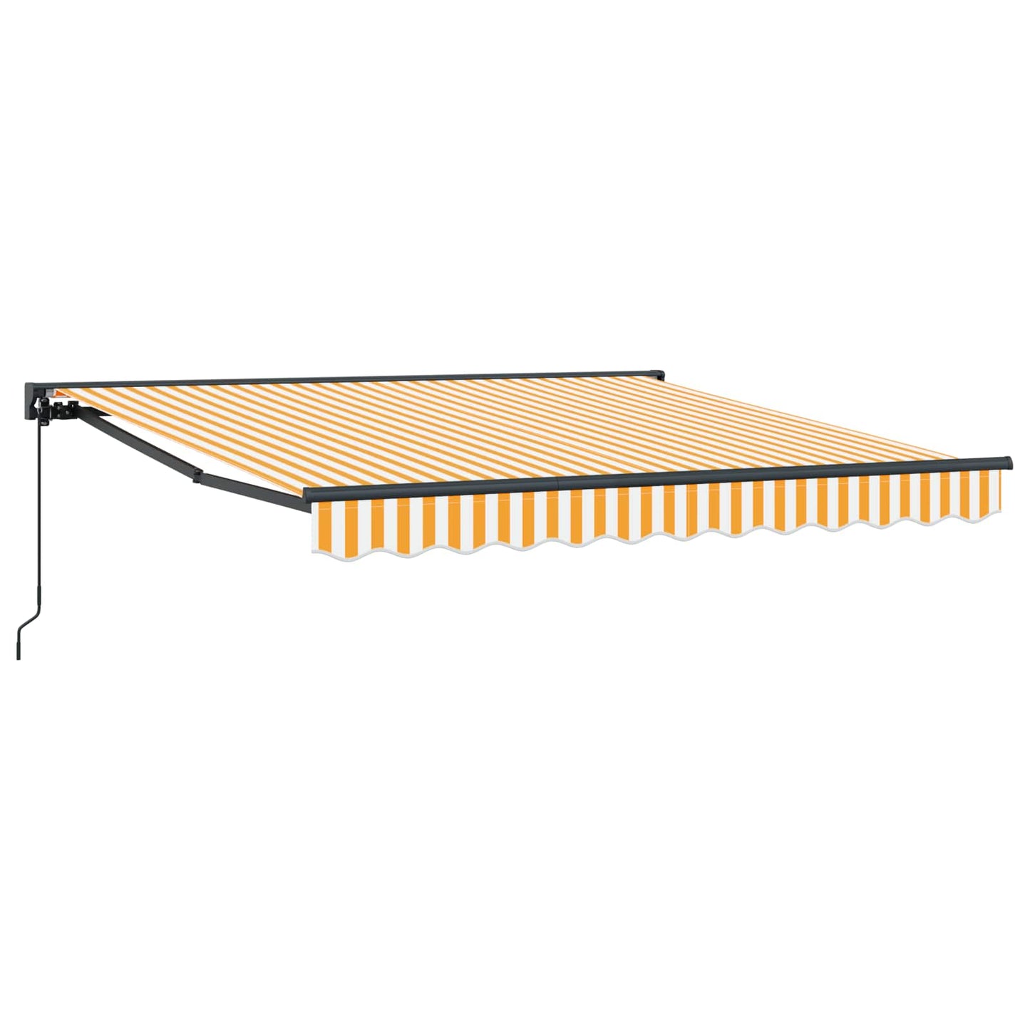 vidaXL Awning Frame Yellow and White 300 x 250 cm