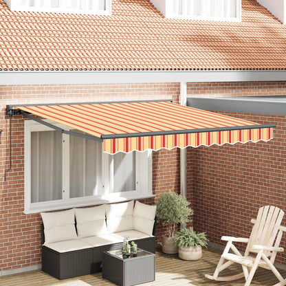 vidaXL Awning Frame Multicolour 300 x 250 cm Polyester with PU coating