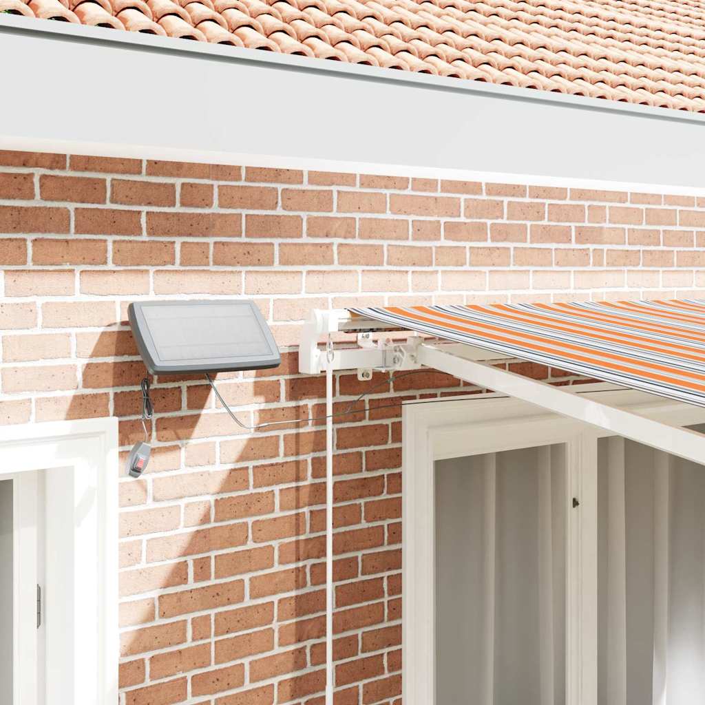 vidaXL Retractable Awning Multicolour 300 x 250 cm