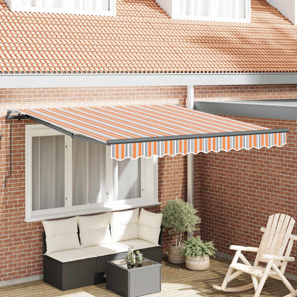 vidaXL Retractable Awning Multicolour 300 x 250 cm