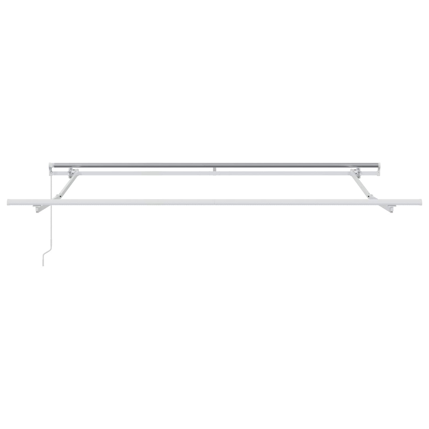 vidaXL Awning Retractable Manual Beige 300 x 250 x 165 cm Polyester