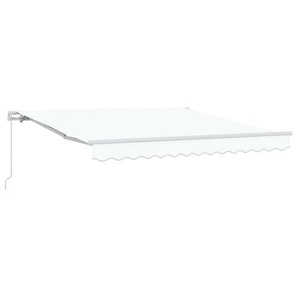 vidaXL Retractable Awning White 300 x 250 x 165 cm