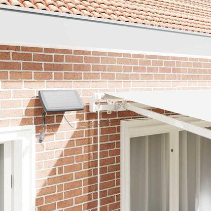 vidaXL Retractable Awning White 300 x 250 cm Fabric and Aluminium