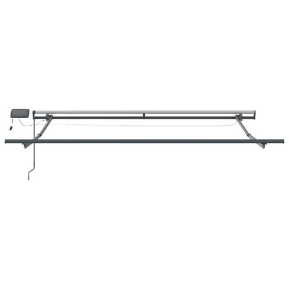vidaXL Retractable Awning White 300 x 250 cm Fabric