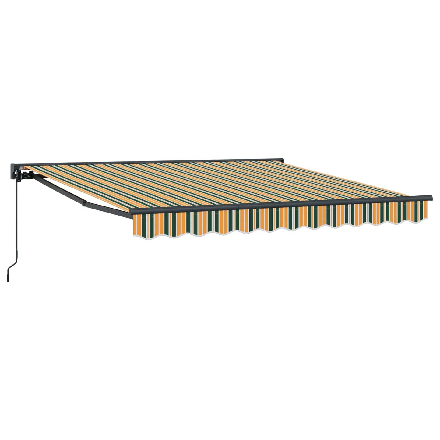 vidaXL Awning Frame Green and Yellow 300 x 250 cm