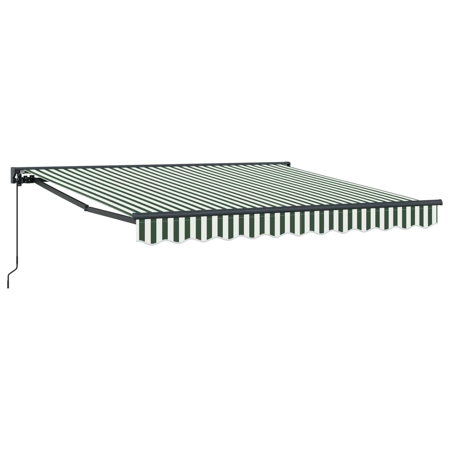 vidaXL Awning Frame Green and White 300 x 250 cm