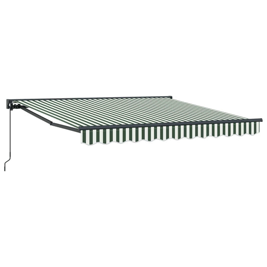 vidaXL Awning Frame Green and White 300 x 250 cm