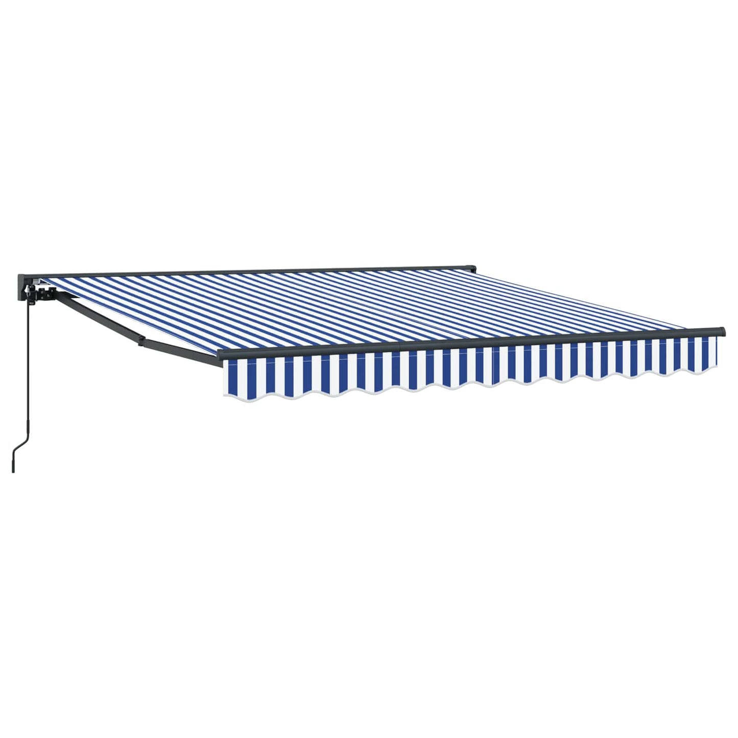 vidaXL Awning Frame Blue and White 350 x 250 cm