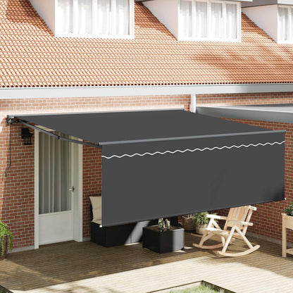 vidaXL Awning Frame Yellow and White 350 x 250 cm