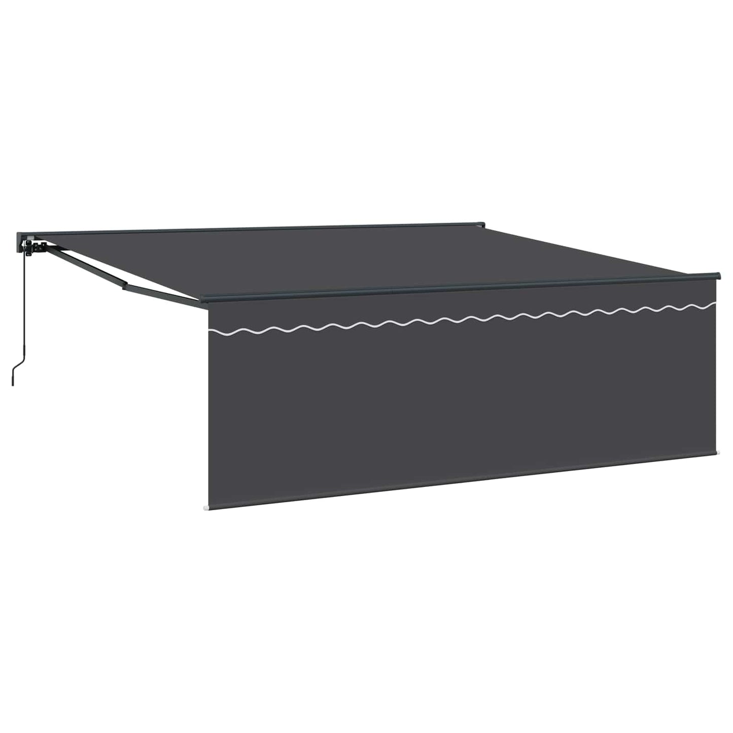 vidaXL Awning Frame Yellow and White 350 x 250 cm