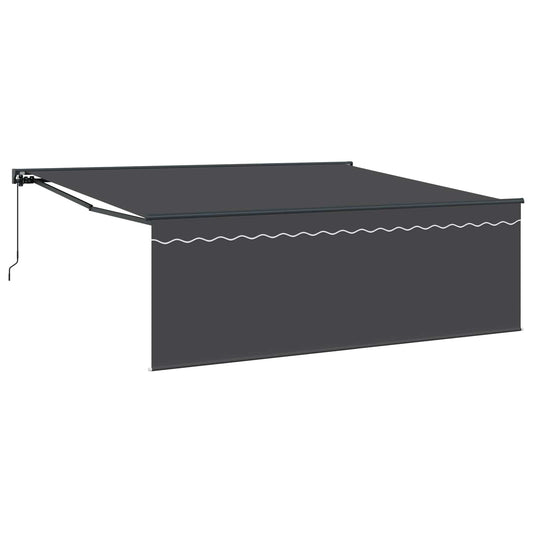 vidaXL Awning Frame Yellow and White 350 x 250 cm