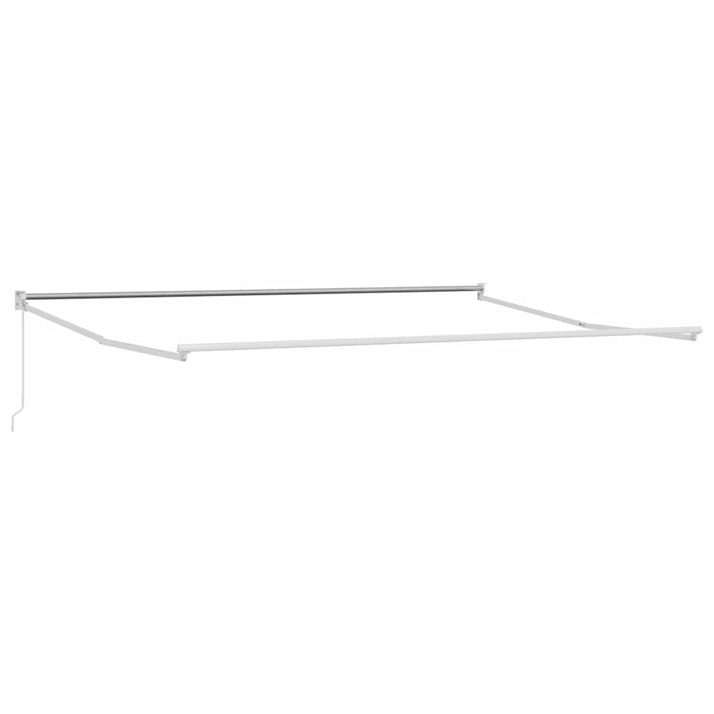 vidaXL Retractable Awning Red and Black 350 x 250 x 165 cm