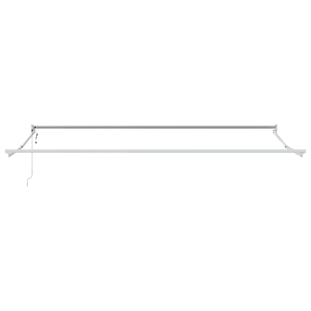 vidaXL Retractable Awning Red and Black 350 x 250 cm Fabric and Steel