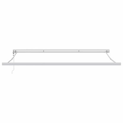 vidaXL Retractable Awning Orange and brown 350 x 250 cm