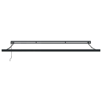 vidaXL Retractable Awning Red and Black 350 x 250 cm